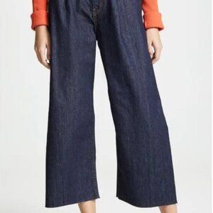 LEVIS Ribcage Pleated Crop Jeans